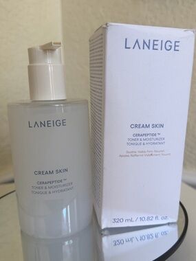 Laneige Cream Skin Cerapeptide Toner & Moisturizer 10.82FL. OZ. NIB